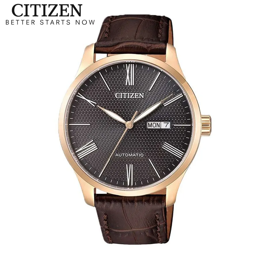 Ảnh Đồng Hồ Nam Citizen Automatic Dây Da NH8353-00H - Mặt Xám (40mm) 1