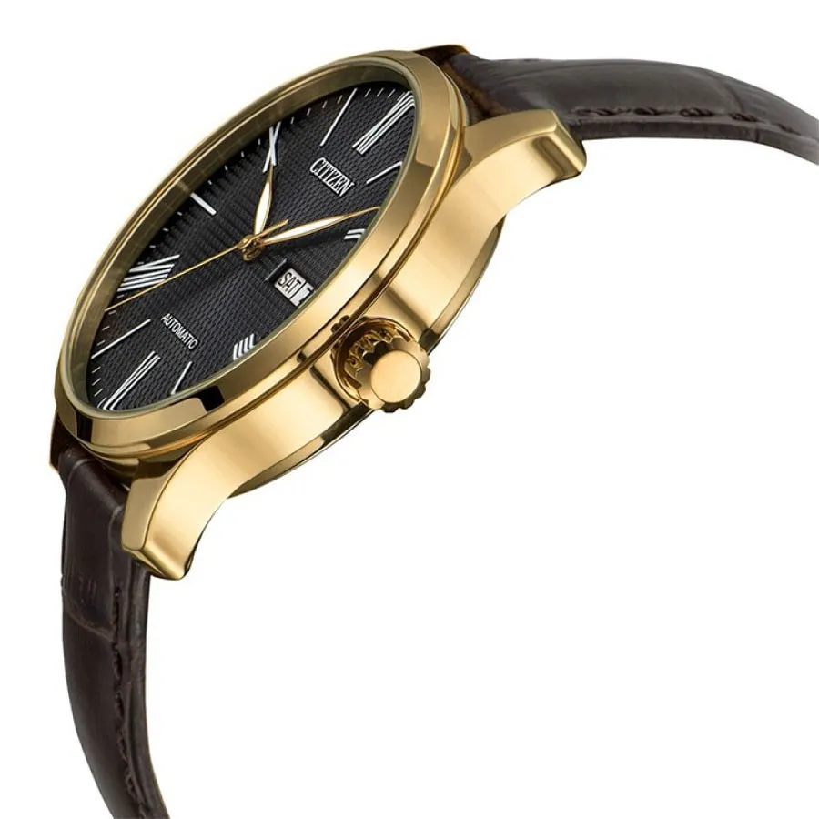 Ảnh Đồng Hồ Nam Citizen Automatic Dây Da NH8353-00H - Mặt Xám (40mm) 2