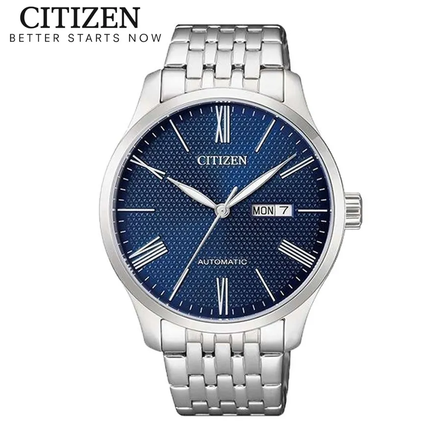 Ảnh Đồng Hồ Nam Citizen Automatic Dây Thép Không Gỉ NH8350-59L - Mặt Xanh (40mm) 1
