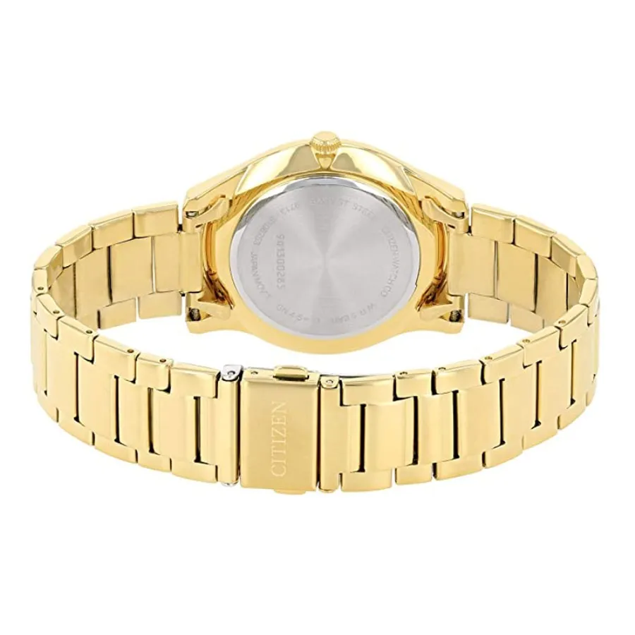 Ảnh Đồng Hồ Nam Citizen Dây Thép Không Gỉ BD0043-83P - Mặt Vàng 3