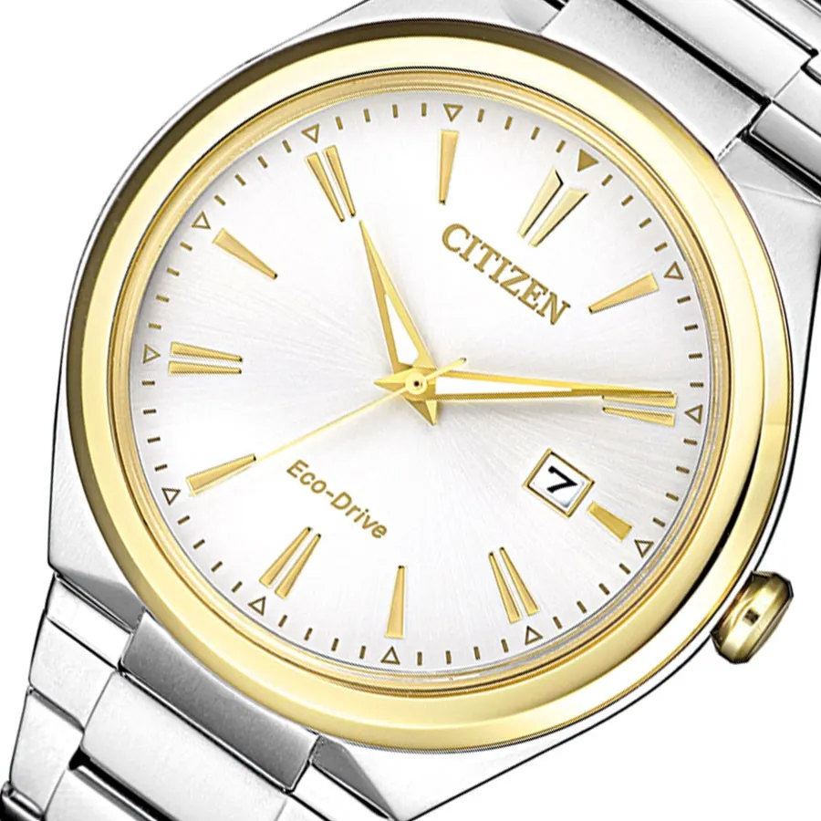 Ảnh Đồng Hồ Nam Citizen Dây Thép Không Gỉ AW1374-51B - Mặt Trắng 1