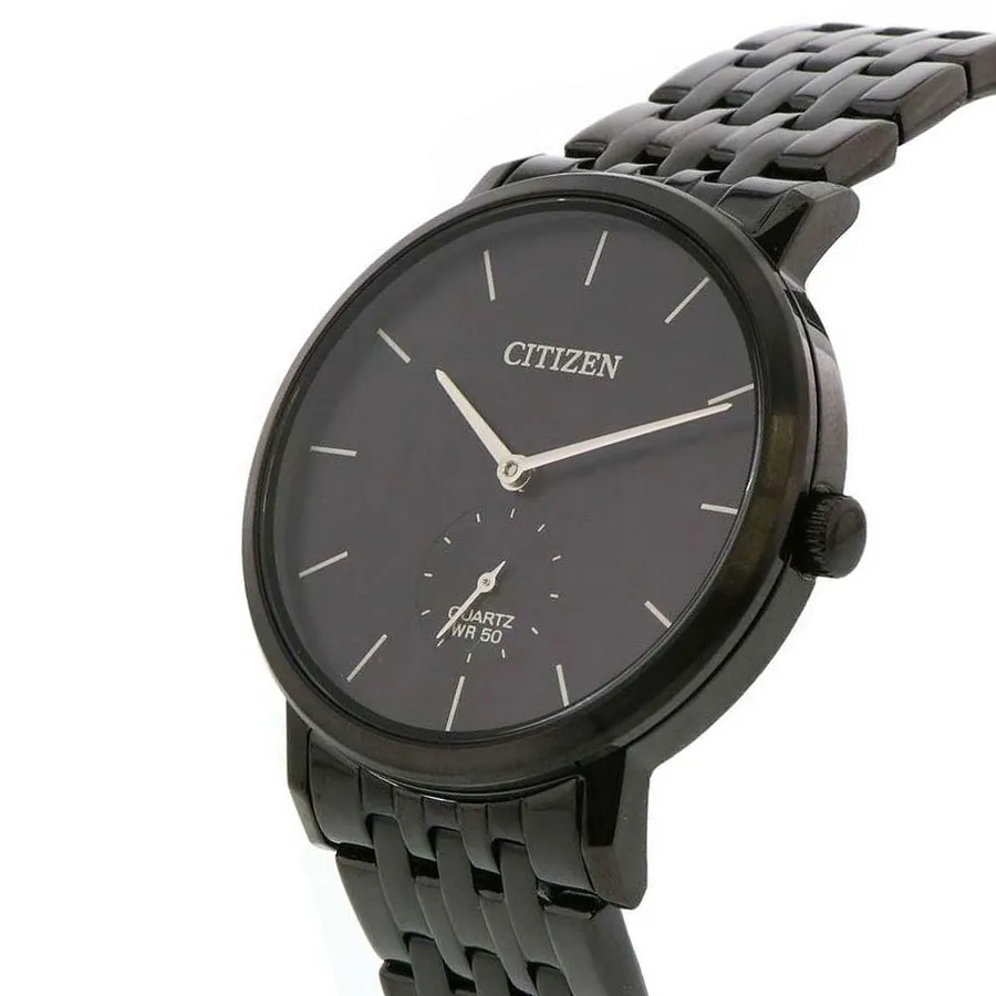 Ảnh Đồng Hồ Nam Citizen Pin-Quartz Dây Thép Không Gỉ BE9175-52E - Mặt Đen (39mm) 1