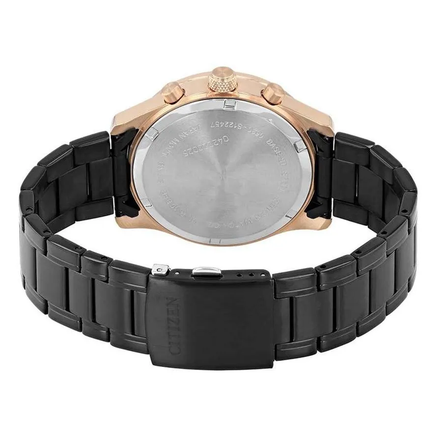 Ảnh Đồng Hồ Nam Citizen Pin-Quartz Dây Thép Không Gỉ AN8196-55E - Mặt Đen (42mm) 3