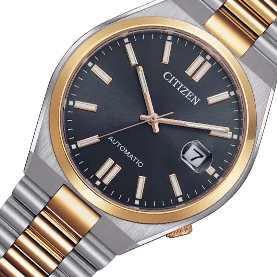 Ảnh Đồng Hồ Nam Citizen Tsuyosa Automatic Dây Thép Không Gỉ NJ0154-80H - Mặt Đen (Sapphire) 2