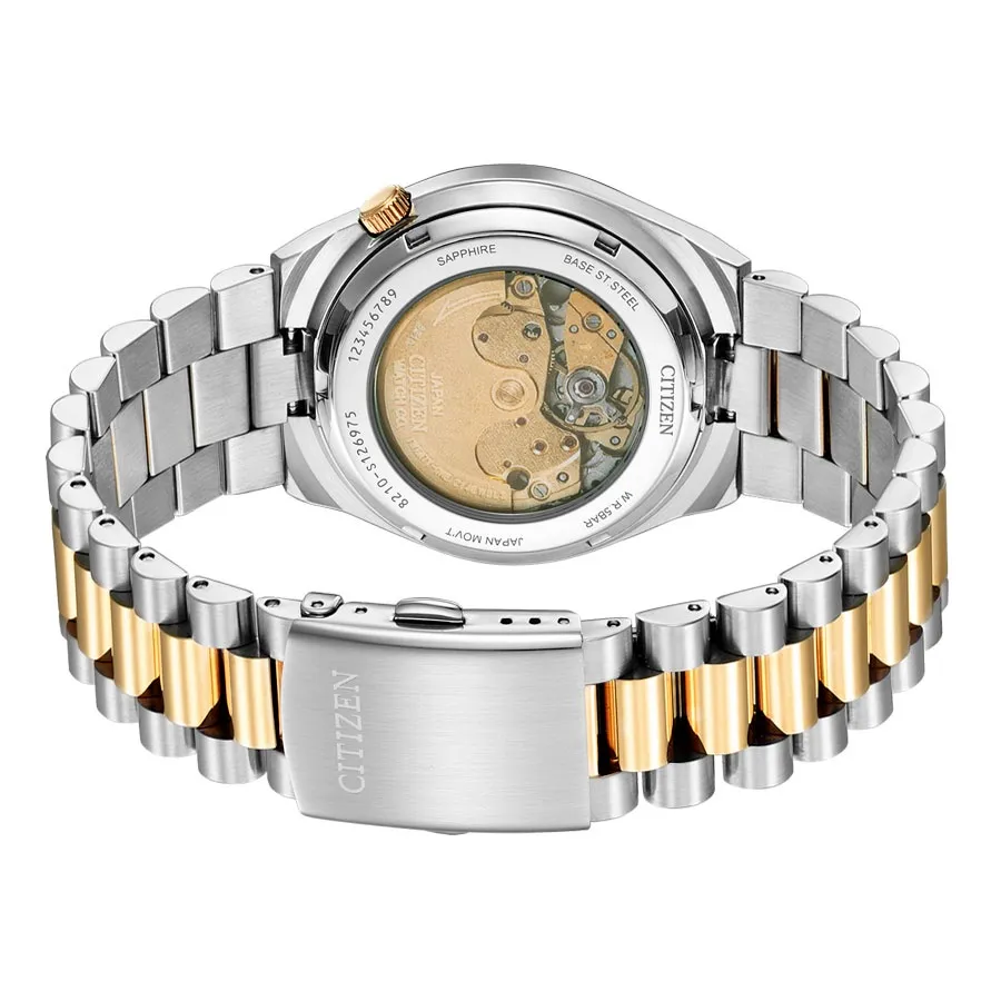 Ảnh Đồng Hồ Nam Citizen Tsuyosa Automatic Dây Thép Không Gỉ NJ0154-80H - Mặt Đen (Sapphire) 4