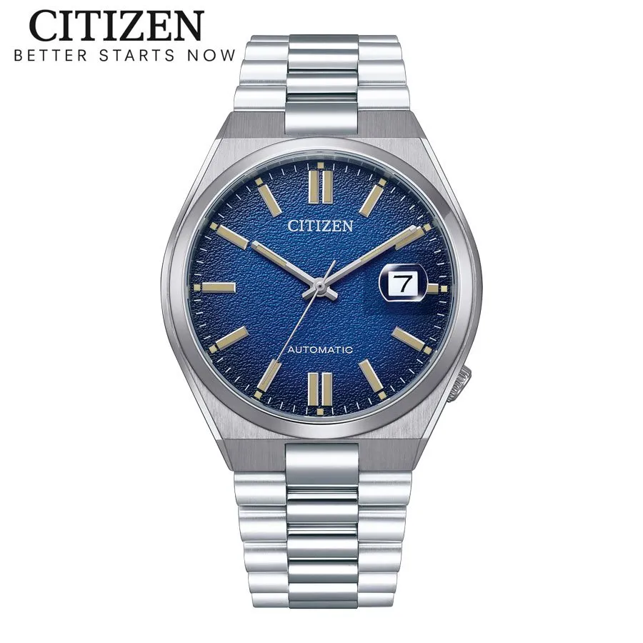 Ảnh Đồng Hồ Nam Citizen Tsuyosa Automatic Dây Thép Không Gỉ NJ0151-88L - Mặt Xanh (Sapphire) 1
