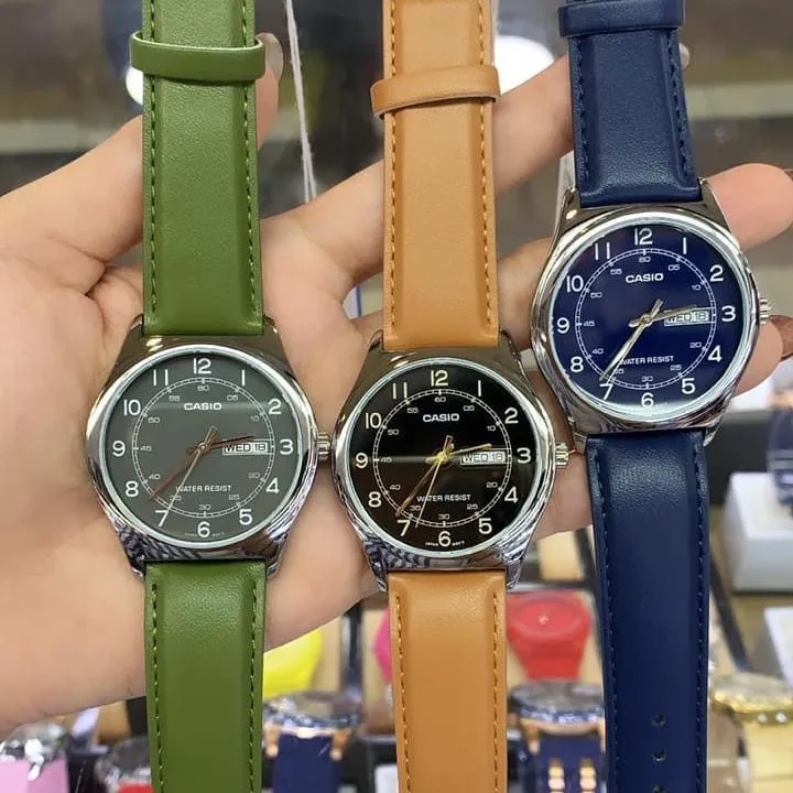 Ảnh Đồng hồ Nam dây da Casio MTP-V006 chính hãng bảo hành 1 năm Pin trọn đời 3