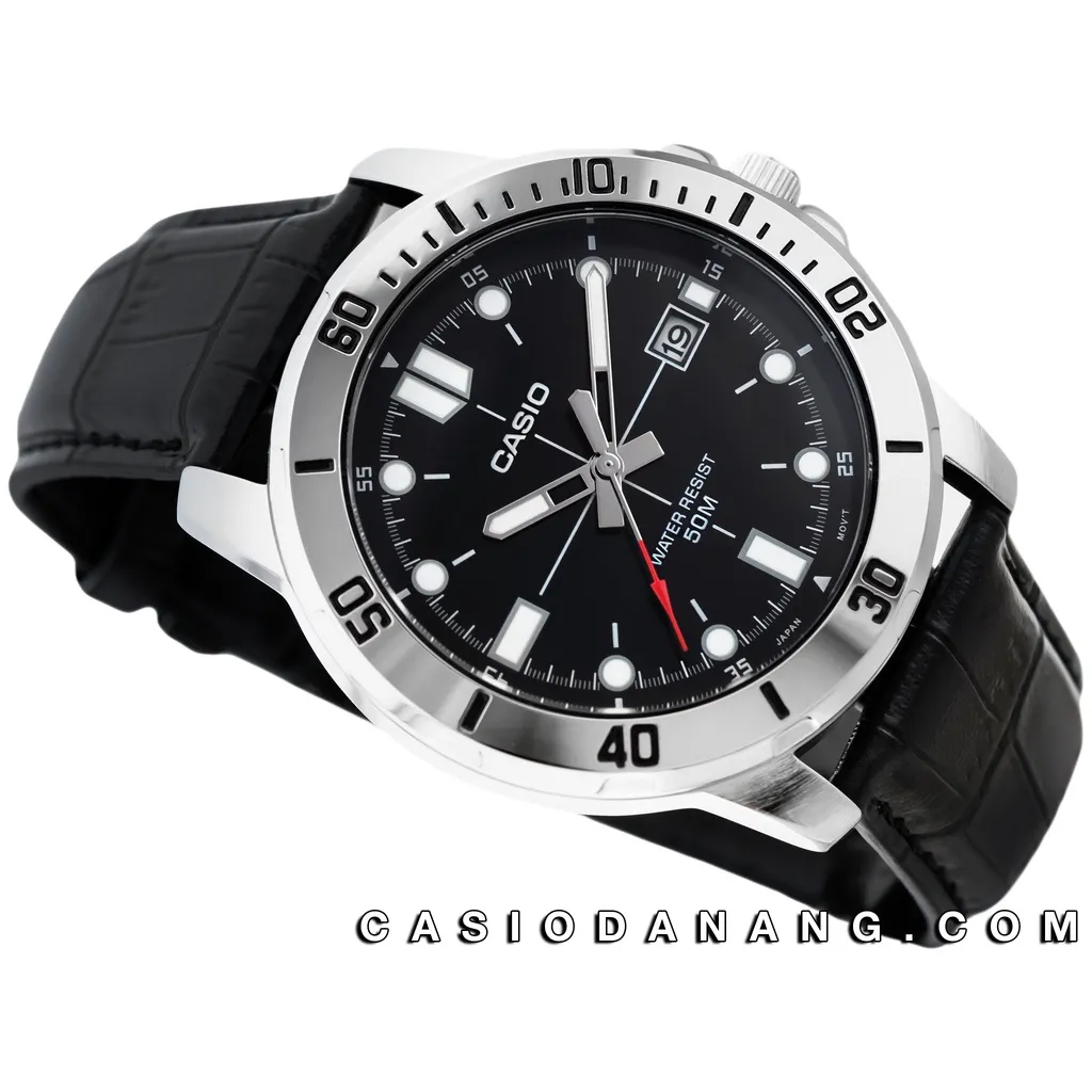 Ảnh Đồng hồ nam dây da Casio chính hãng MTP-VD01L-1EVUDF (45mm) 2