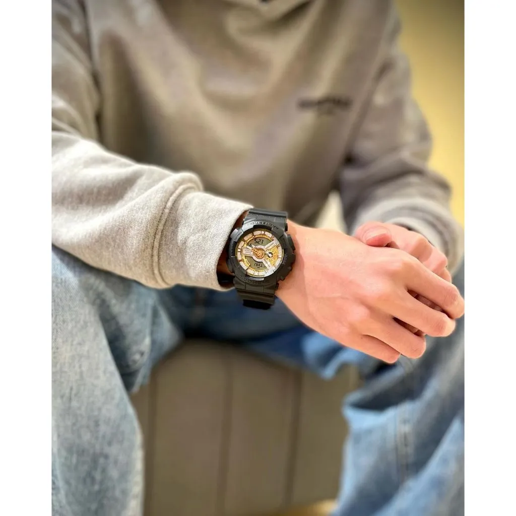 Ảnh Đồng hồ Nam Dây Nhựa Casio G-Shock GA-110CD-1A9DR chính hãng bảo hành 5 năm Pin trọn đời 2