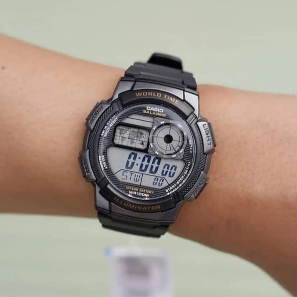 Ảnh Đồng hồ Nam dây nhựa Casio AE-1000 chính hãng bảo hành 1 năm Pin trọn đời 4