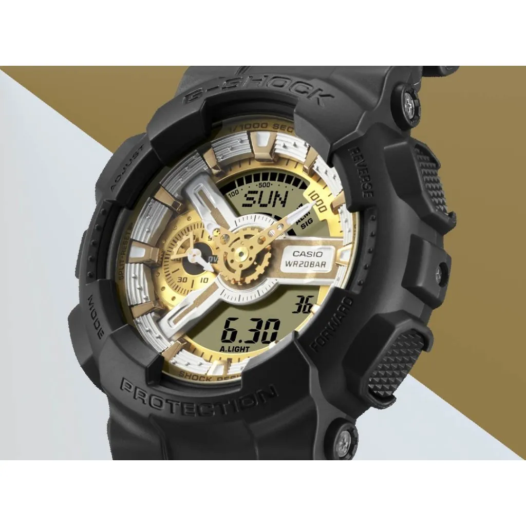 Ảnh Đồng hồ Nam Dây Nhựa Casio G-Shock GA-110CD-1A9DR chính hãng bảo hành 5 năm Pin trọn đời 3