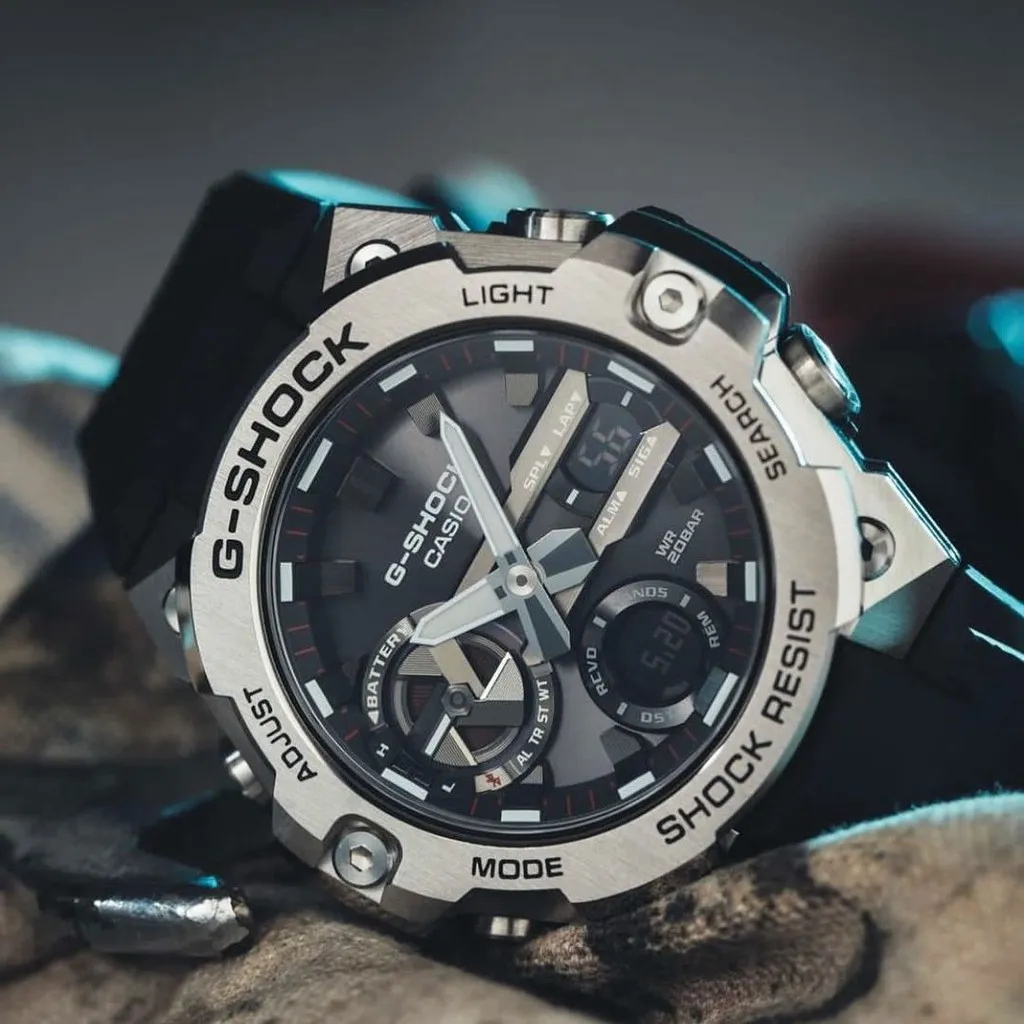 Ảnh Đồng hồ Nam Dây nhựa Casio G-Shock GST-B400-1ADR chính hãng bảo hành 5 năm Pin trọn đời 3