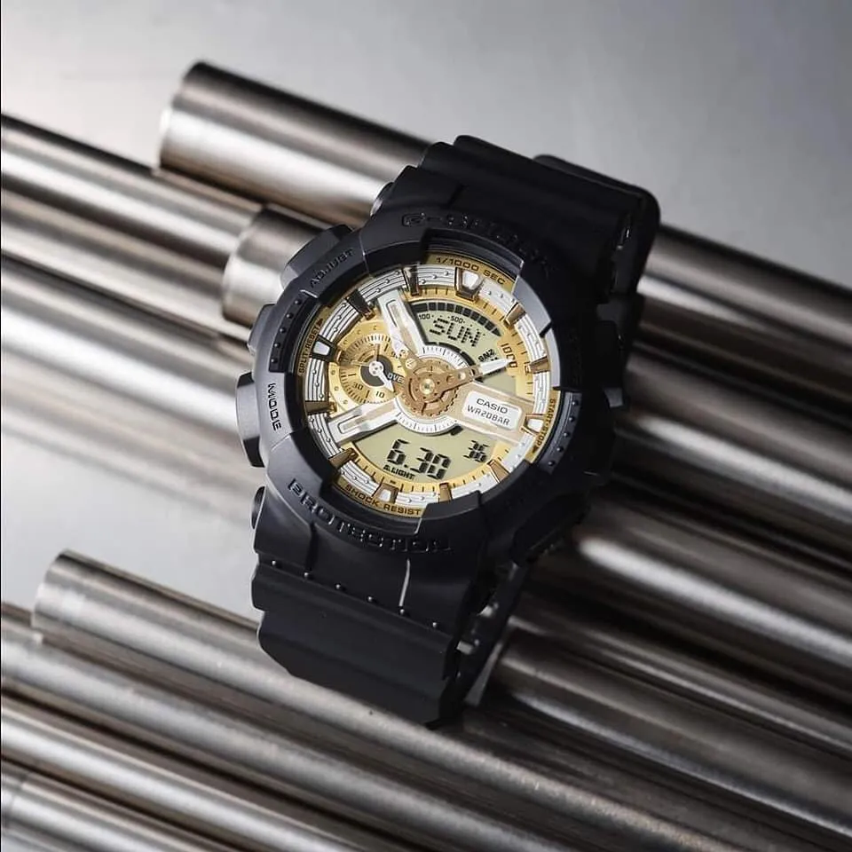 Ảnh Đồng hồ Nam Dây Nhựa Casio G-Shock GA-110CD-1A9DR chính hãng bảo hành 5 năm Pin trọn đời 4