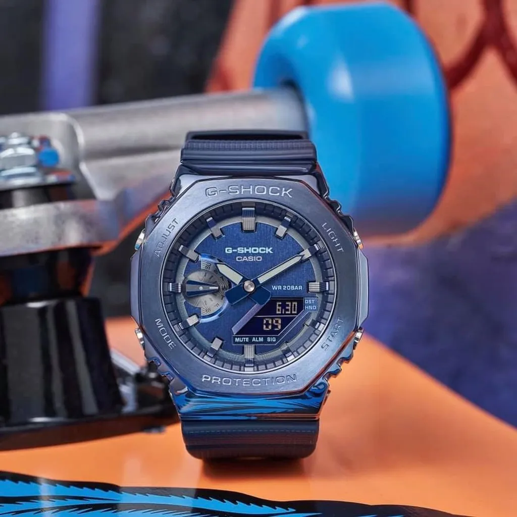 Ảnh Đồng hồ Nam Dây nhựa Casio G-Shock GM-2100N-2ADR chính hãng bảo hành 5 năm Pin trọn đời 2