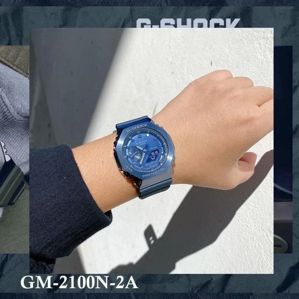 Ảnh Đồng hồ Nam Dây nhựa Casio G-Shock GM-2100N-2ADR chính hãng bảo hành 5 năm Pin trọn đời 3
