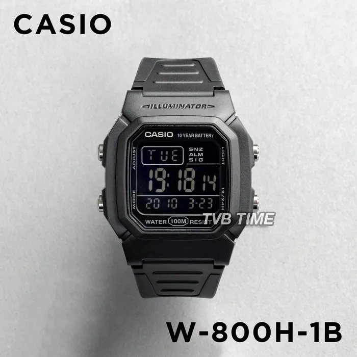 Ảnh Đồng hồ nam dây nhựa Casio chính hãng W-800H-1BVDF (36mm) 2