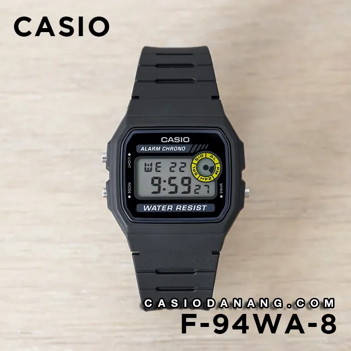 Ảnh Đồng hồ nam dây nhựa Casio chính hãng F-94WA-8HDG (33mm) 2