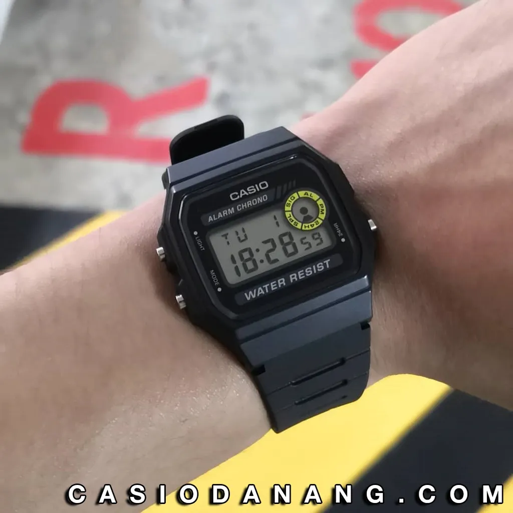 Ảnh Đồng hồ nam dây nhựa Casio chính hãng F-94WA-8HDG (33mm) 4
