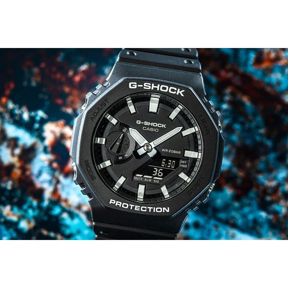 Ảnh Đồng hồ Nam Dây Nhựa Casio G-Shock GA-2100-1A chính hãng bảo hành 5 năm Pin trọn đời 2