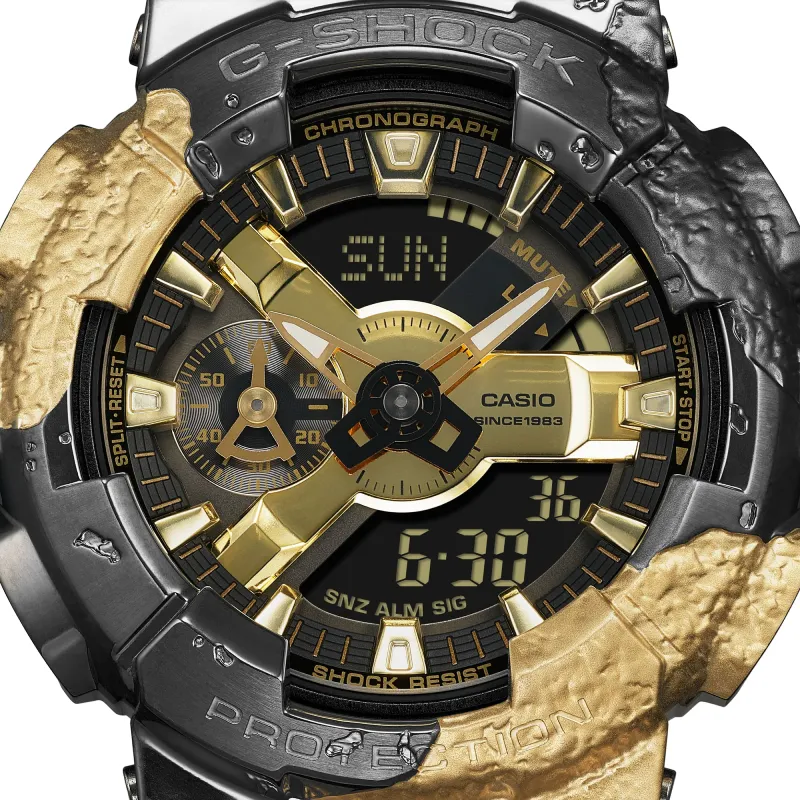 Ảnh Đồng hồ nam dây nhựa G-Shock GM-114GEM-1A9DR chính hãng Bảo hành 5 năm Pin trọn đời 3