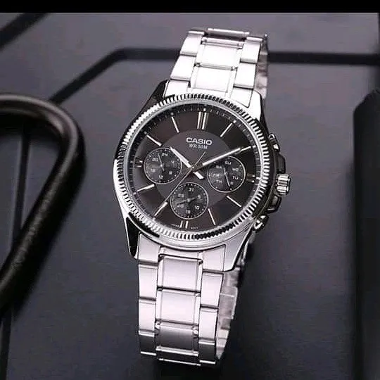 Ảnh Đồng hồ Nam dây thép Casio MTP-1375 chính hãng bảo hành 1 năm Pin trọn đời 2
