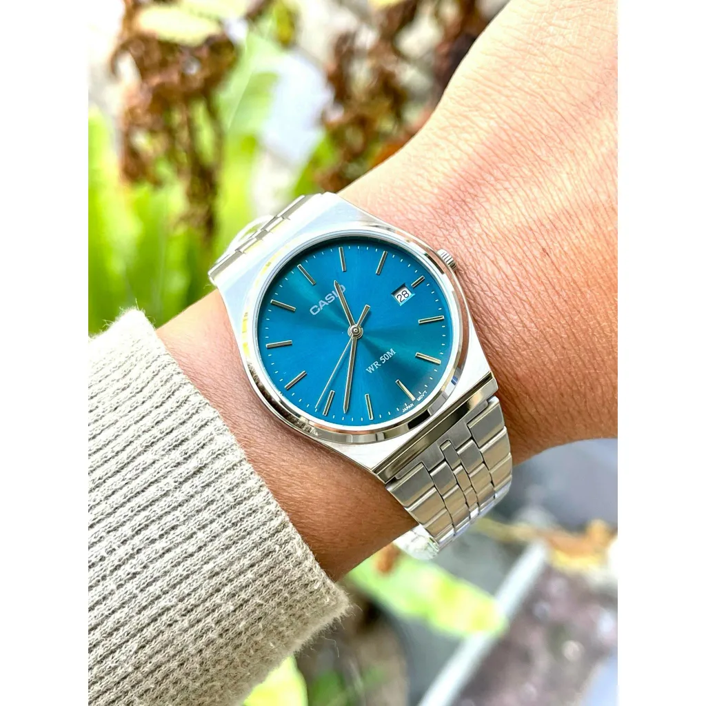 Ảnh Đồng hồ Nam dây thép Casio MTP-B145 chính hãng bảo hành 1 năm Pin trọn đời 2