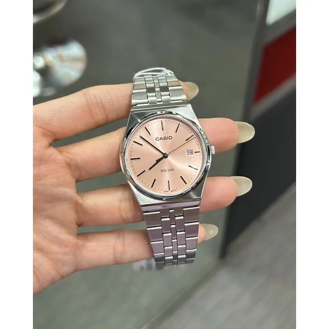 Ảnh Đồng hồ Nam dây thép Casio MTP-B145 chính hãng bảo hành 1 năm Pin trọn đời 4