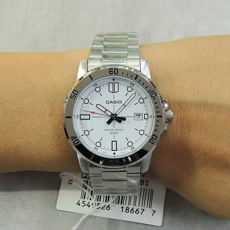 Ảnh Đồng hồ Nam dây thép Casio MTP-VD01 chính hãng bảo hành 1 năm Pin trọn đời 2