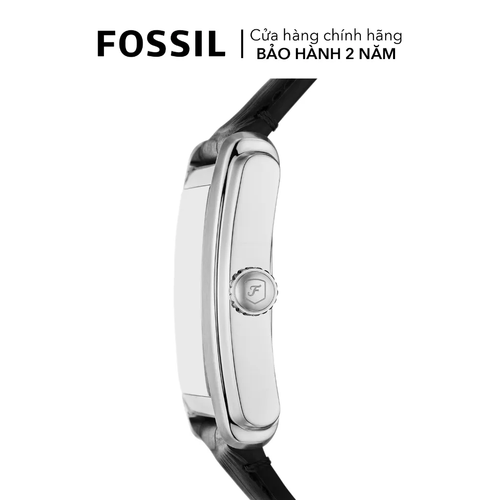 Ảnh Đồng hồ nam Fossil CARRAWAY FS6078 mặt xám 30mm, dây da đen 4