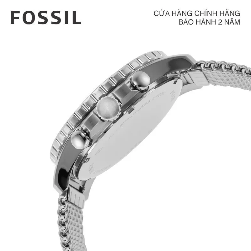 Ảnh Đồng hồ nam Fossil Fb - 01 Chronograph dây kim loại, mặt 42 MM, màu bạc, FS5915 3