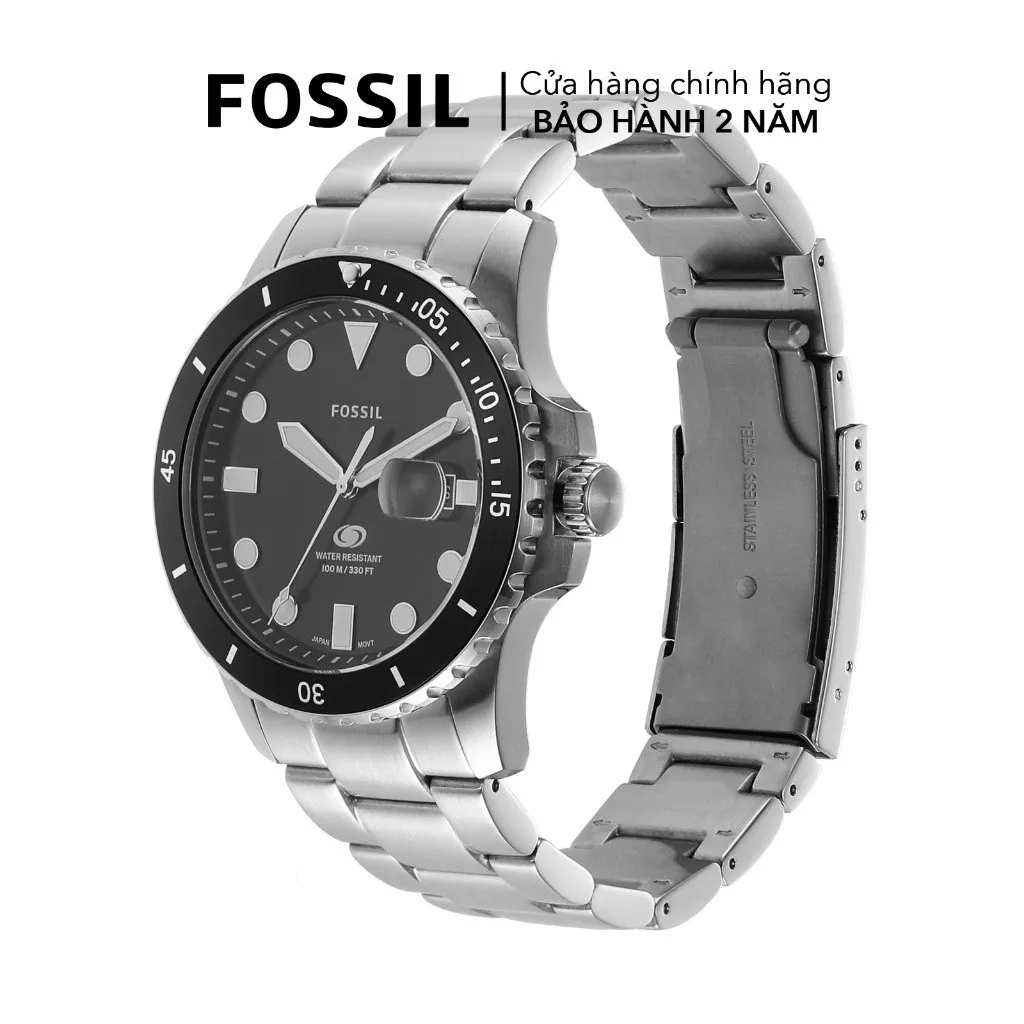 Ảnh Đồng hồ nam Fossil FOSSIL BLUE FS6032 dây Thép không gỉ màu Bạc 42MM 2