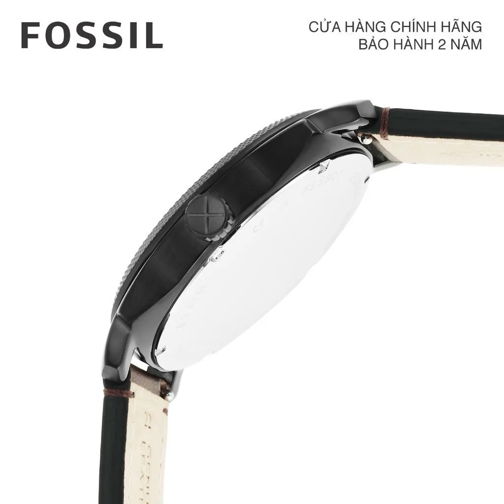 Ảnh Đồng hồ nam Fossil Machine dây da, mặt 42 MM, màu nâu, FS5901 4