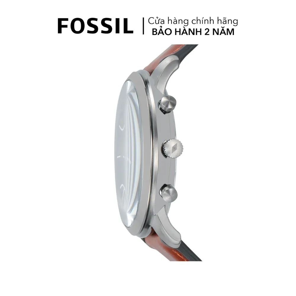 Ảnh Đồng hồ nam Fossil Neutra dây da, mặt 44 MM, màu nâu, FS5512 4