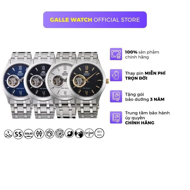 Ảnh Đồng hồ nam Orient Golden Eye Sport FAG0300 cơ lộ máy chống nước kính sapphire chống xước dây thép cao cấp chính hãng 1
