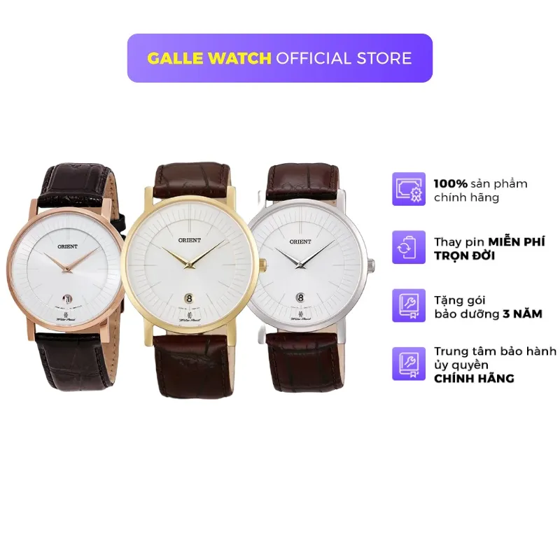 Ảnh Đồng hồ nam Orient Watch Vintage Classic FGW0100 mặt kính sapphire chống xước dây da đeo tay cao cấp chính hãng 1