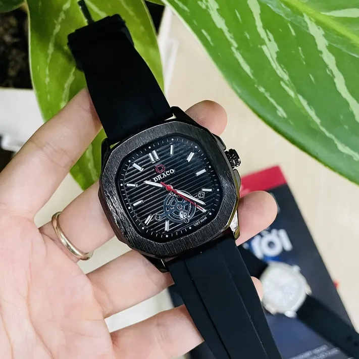 Ảnh Đồng Hồ Nam - Thương Hiệu Việt Draco D22-DD06 - " Decision" Đen - thời trang nam thể thao 2