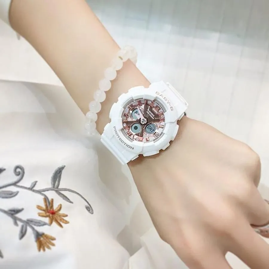 Ảnh Đồng Hồ Nữ Casio Dây Nhựa BABYG BA-130-7A1DR Chính Hãng 1