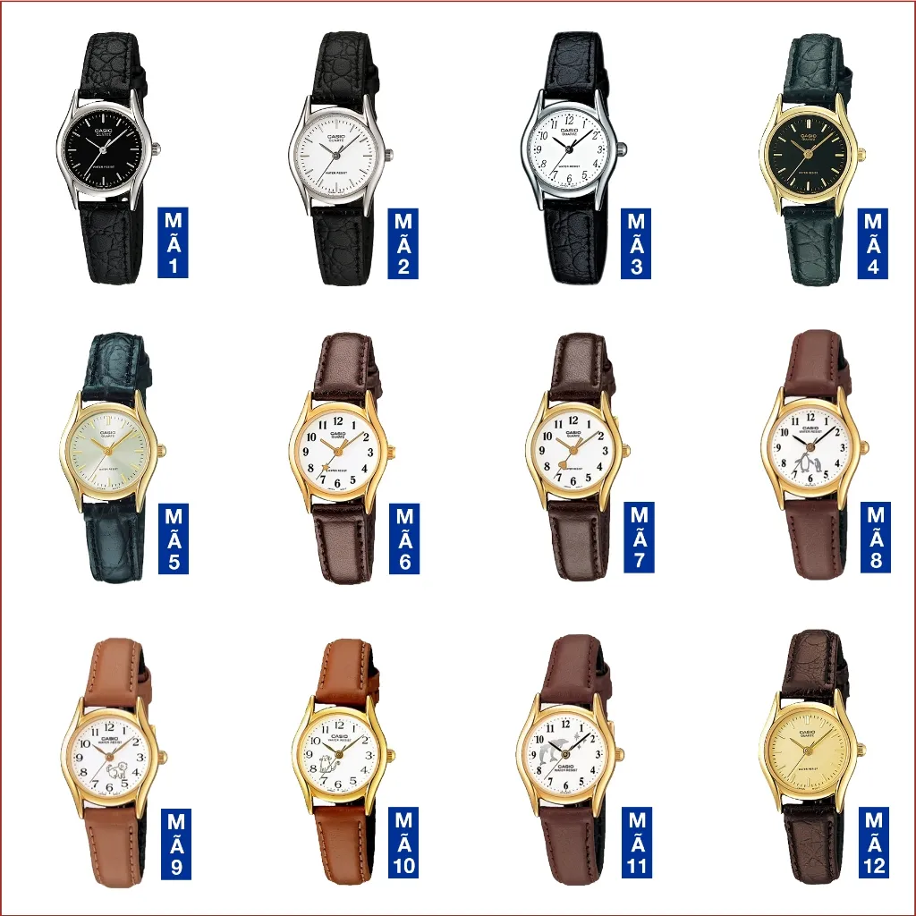 Ảnh Đồng hồ nữ dây da Casio chính hãng LTP-1094 Series (23mm) 2