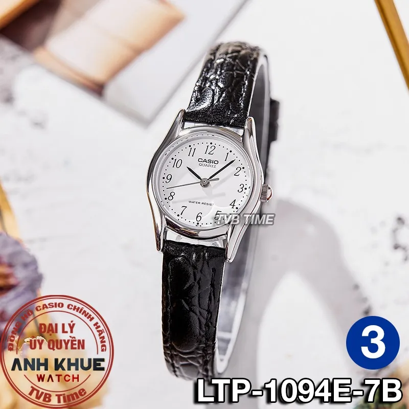 Ảnh Đồng hồ nữ dây da Casio chính hãng LTP-1094 Series (23mm) 4