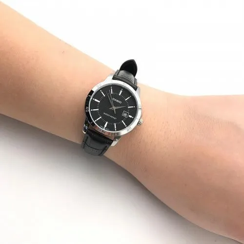 Ảnh Đồng hồ Nữ dây da Casio LTP-V004 chính hãng bảo hành 1 năm Pin trọn đời 1