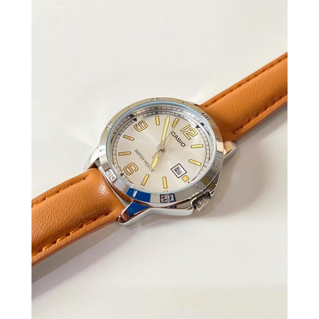 Ảnh Đồng hồ Nữ dây da Casio LTP-V004 chính hãng bảo hành 1 năm Pin trọn đời 2