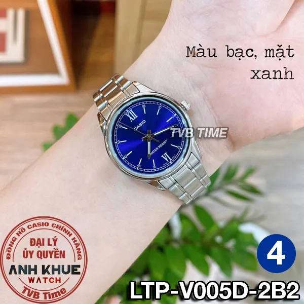 Ảnh Đồng hồ nữ dây kim loại Casio chính hãng LTP-V005 Series (28mm) 4