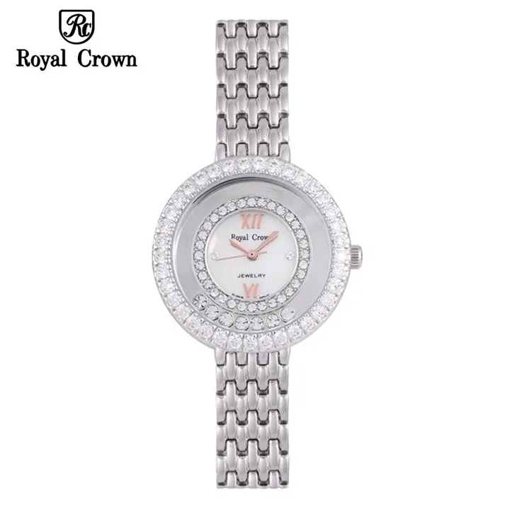 Ảnh Đồng Hồ Nữ Dây Kim Loại Chính Hãng Royal Crown 3628 Mềm Mại Ôm Tay 1