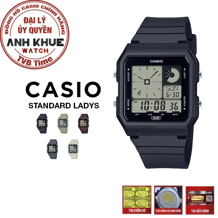 Ảnh Đồng hồ nữ dây nhựa Casio chính hãng LF-20 Series (33mm) 1