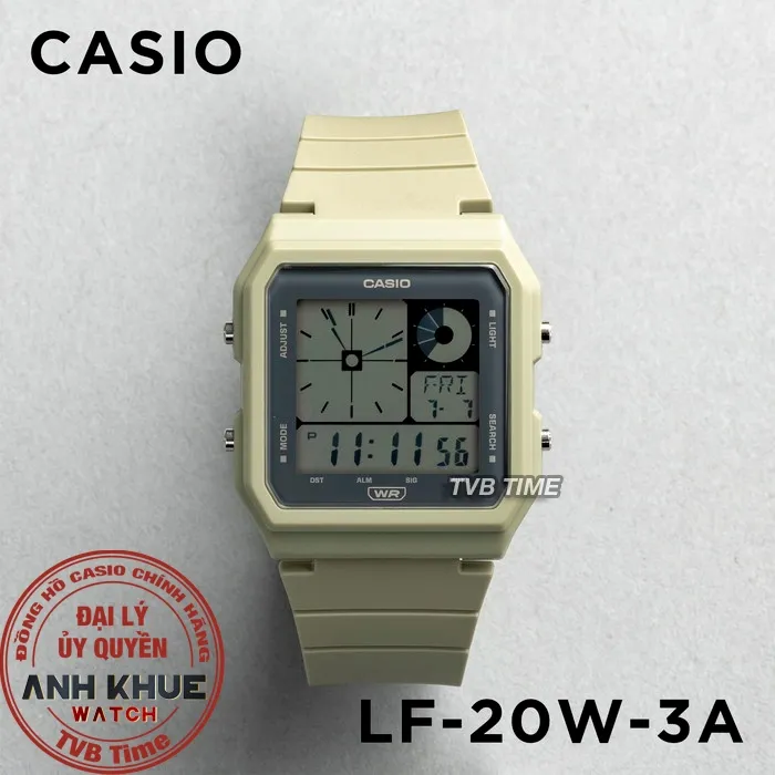 Ảnh Đồng hồ nữ dây nhựa Casio chính hãng LF-20 Series (33mm) 4