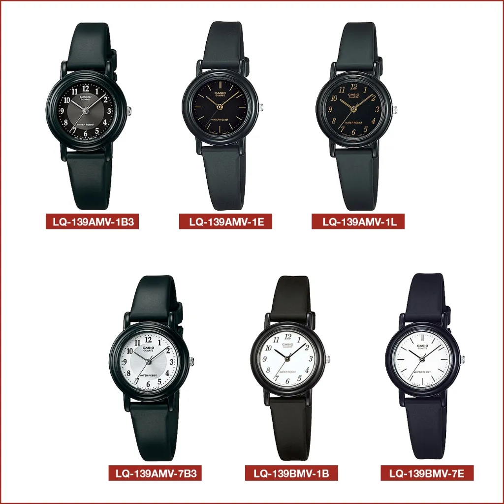 Ảnh Đồng hồ nữ dây nhựa Casio chính hãng Anh Khuê LQ-139 Series (25mm) 2