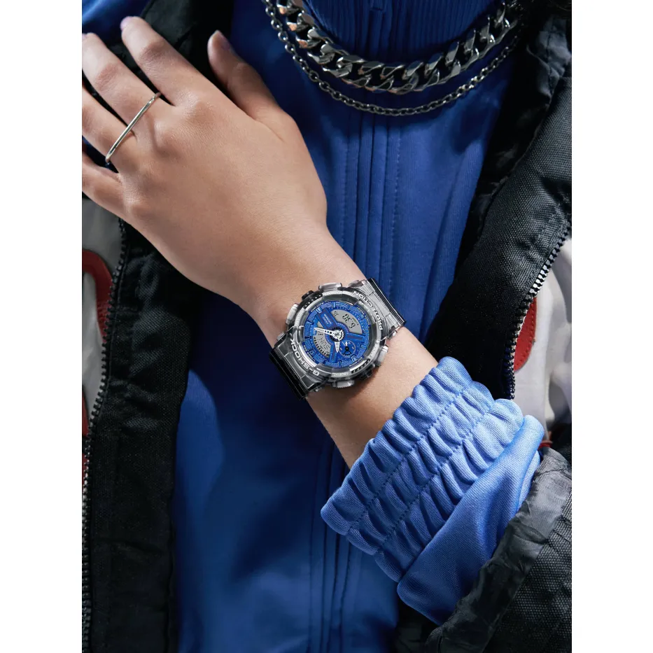 Ảnh Đồng hồ Nữ Dây Nhựa G-Shock GMA-S110TB-8ADR chính hãng bảo hành 5 năm Pin trọn đời 3