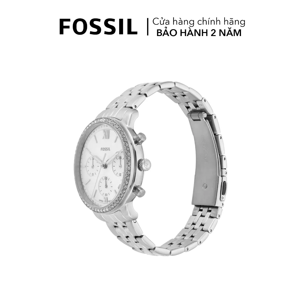 Ảnh Đồng hồ nữ Fossil NEUTRA CHRONOGRAPH 36MM mặt xà cừ dây thép không gỉ, ES5357 3