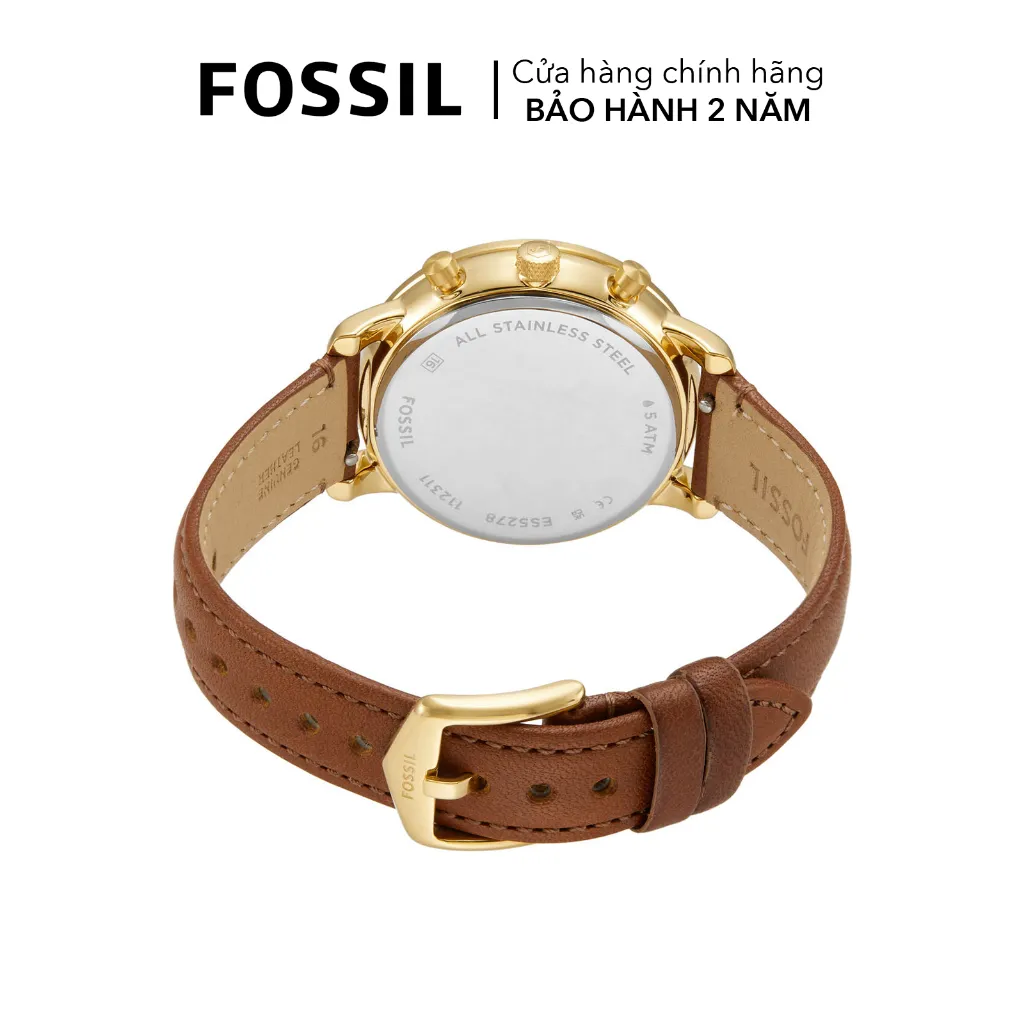 Ảnh Đồng hồ nữ Fossil NEUTRA 36MM mặt xà cừ, dây da màu nâu ES5278 4