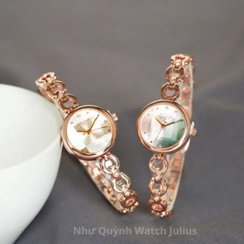Ảnh Đồng hồ nữ Julius Chính hãng Hàn Quốc Ja-1171 Mặt size 2,3cm dây thép (4 màu) 4